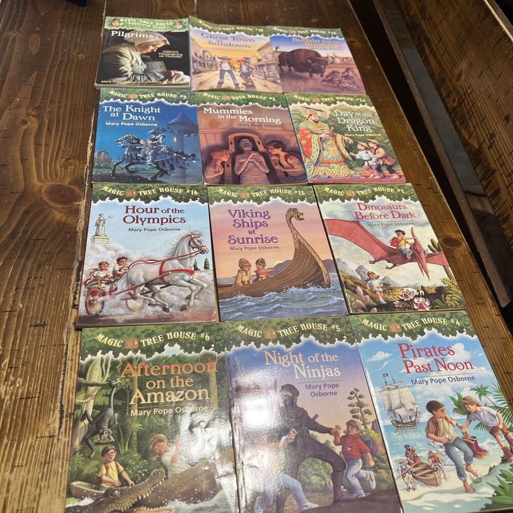 Magic Tree House Paperbacks Lot Of 12 Mary Pope Osborne
